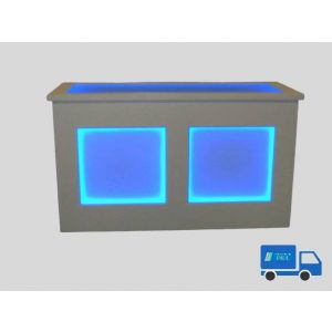 Barbuffet Wit  Led verlichting 170 x 80 cm