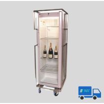 Flessen koelkast Glazen Deur hoog